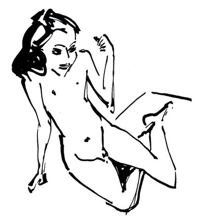 Little Fränzi by Ernst Ludwig Kirchner